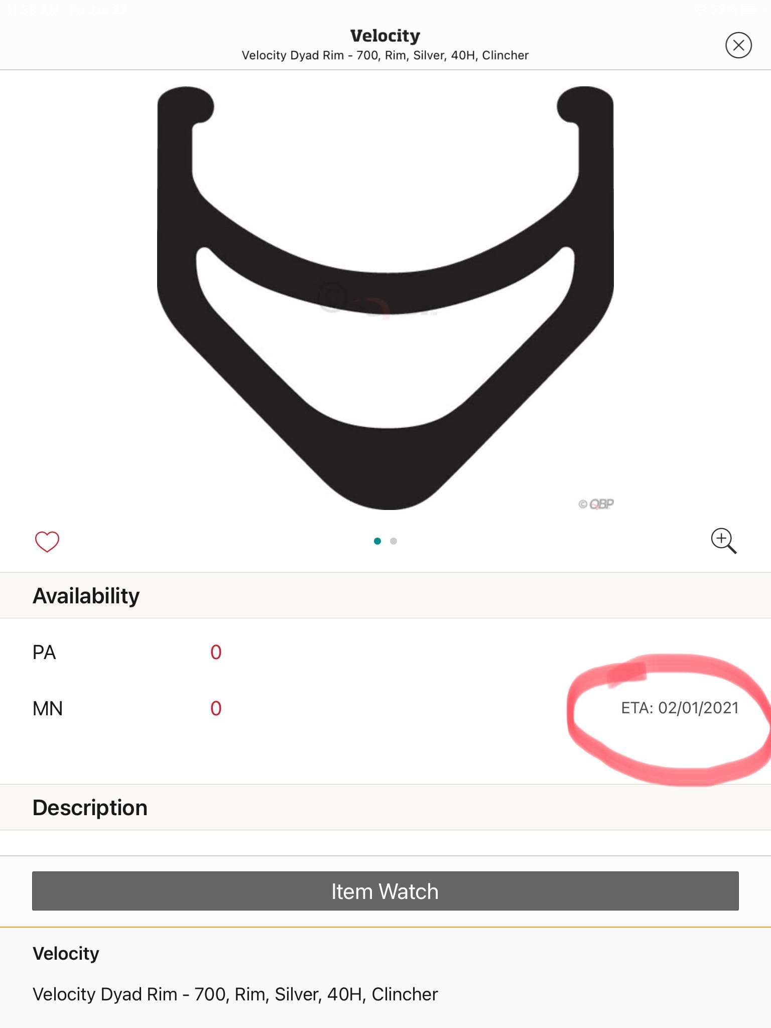 VelocityOnOrder
